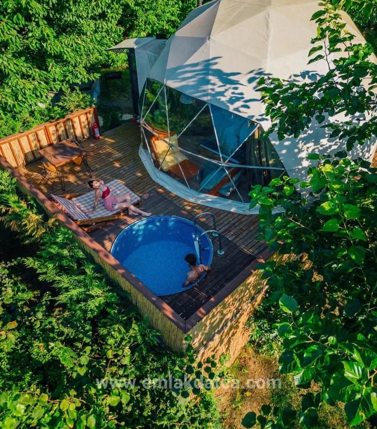 Marmaris Çetibelinde Wald Innerhalb 13.500 m2 Privat Nutzungsbereich