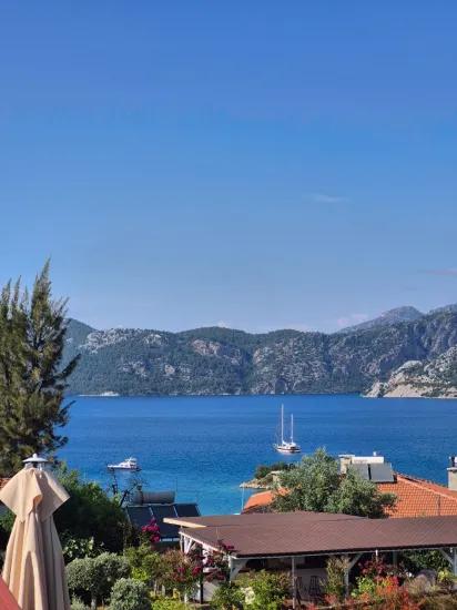 In Selimiye, 2+1 Seeblick-maisonette-wohnung, Freistehendes Haus Aus Stein Zum Verkauf