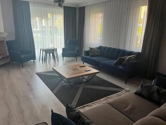 Freistehende 3+1 möblierte Villa zu vermieten
