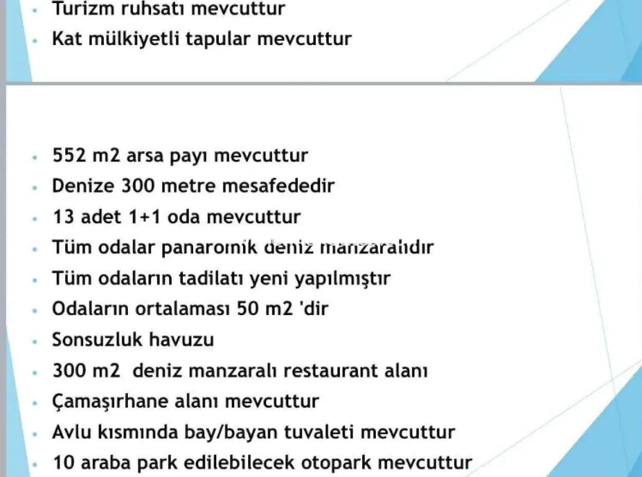 Boutique-Hotelzimmer Zum Verkauf Mit Meerblick In Der Bucht Von Turunc Von Marmaris Von Einem Immobilienmakler