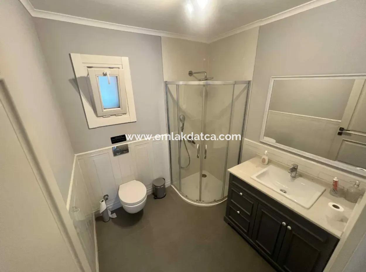 3 Zimmer 1 Wohnzimmer 140M2 2 Villen Zum Verkauf Mit Pool Mit Herrlichem Meerblick Im Viertel Selimiye Im Bezirk Marmaris