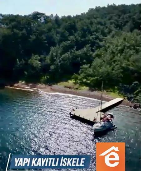 Marmaris Orhaniye Stadtteil In 6000 M2 Privater Anlegesteg Vorhanden Satılık Bucht