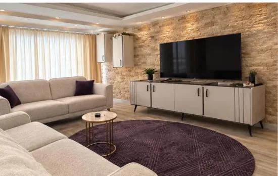 In Marmaris Camiavlu Freistehend Mit Pool & Großzügig Mit Garten 4+1 Möbliert Zu Vermieten Lux Triplex