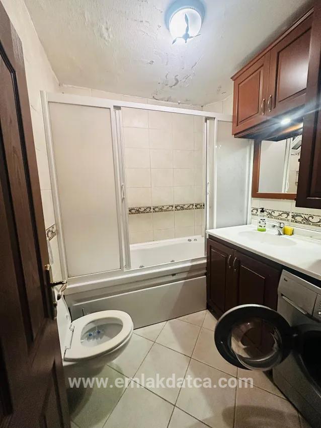 In Hisarönü, 2+1 Furnished Rental Flat – 100 m to the Coast
