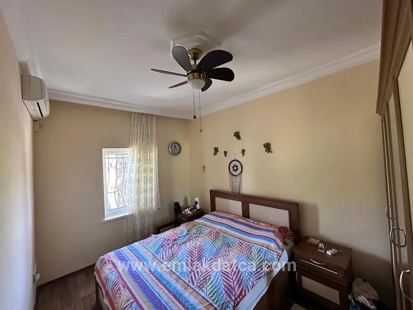 In Hisarönü, 2+1 Furnished Rental Flat – 100 m to the Coast