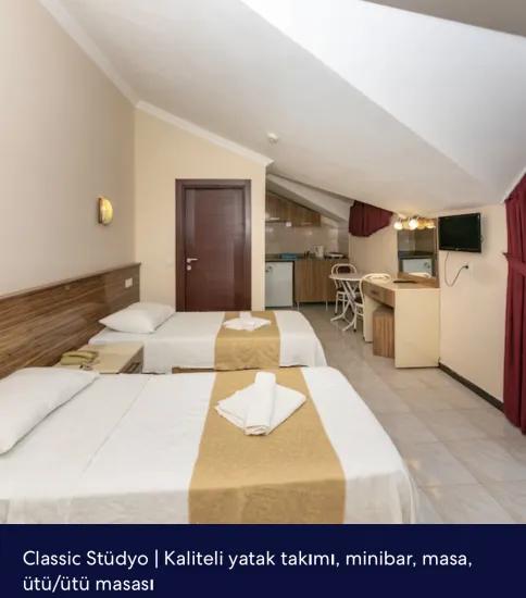 In the centre of Marmaris furnished rental 1+0 flat