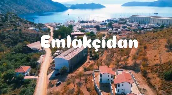 In the Marmaris Bozburun neighbourhood, a magnificent sea view 4+1 zero 170 m2 for sale villa