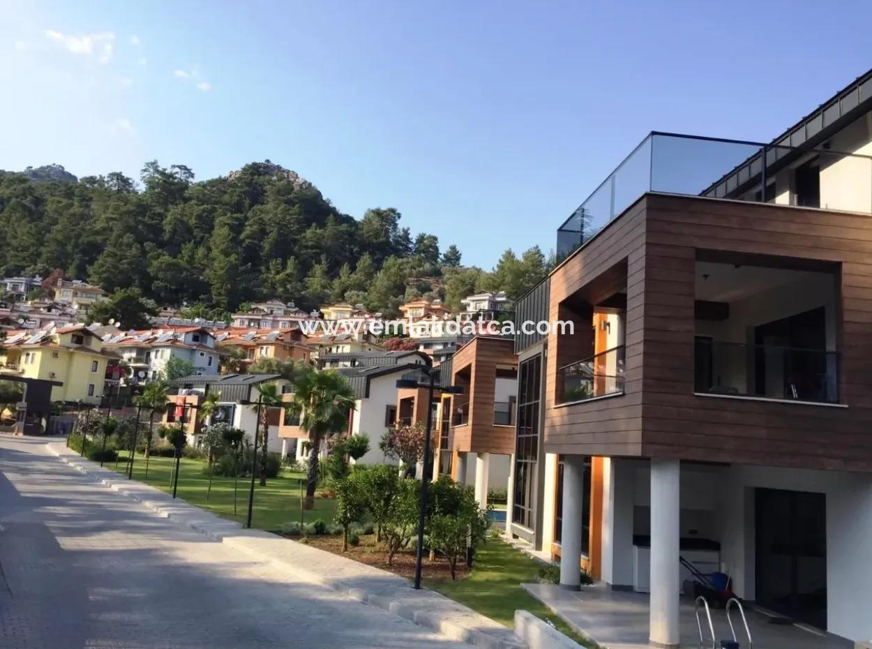 Beautiful Villa For Sale In Marmaris Beldibi District Neighborhood, Villa Smart Villa 220 M2 4 Rooms 2 Living Room