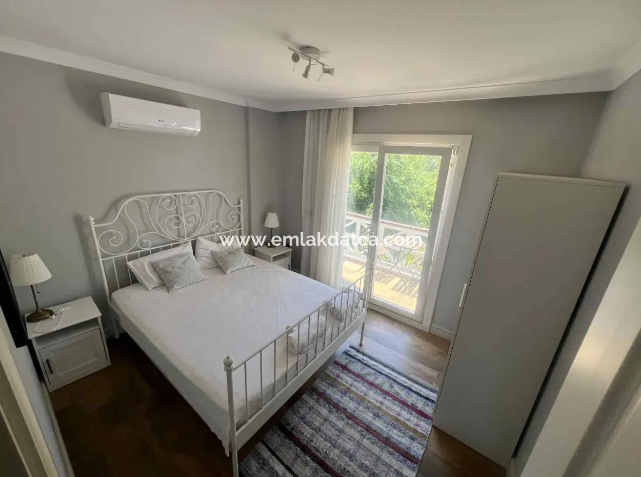 3 Rooms 1 Living Room 140M2 2 Villas For Sale With Swimming Pool With Magnificent Sea View In Selimiye Neighborhood Of Marmaris District