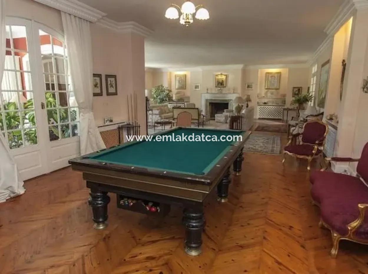 At A Distance Of 10 Km From The Centre Of Marmaris, Built With French Architecture Farm House Is For Sale.