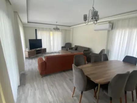 Marmaris Çamdibi 5 1 Fully Detached Pool Furnished Triplex Villa For Rent