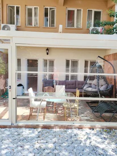 В районе Чилдыр квартал с садом 2+1 этаж в собственности на продажу квартира