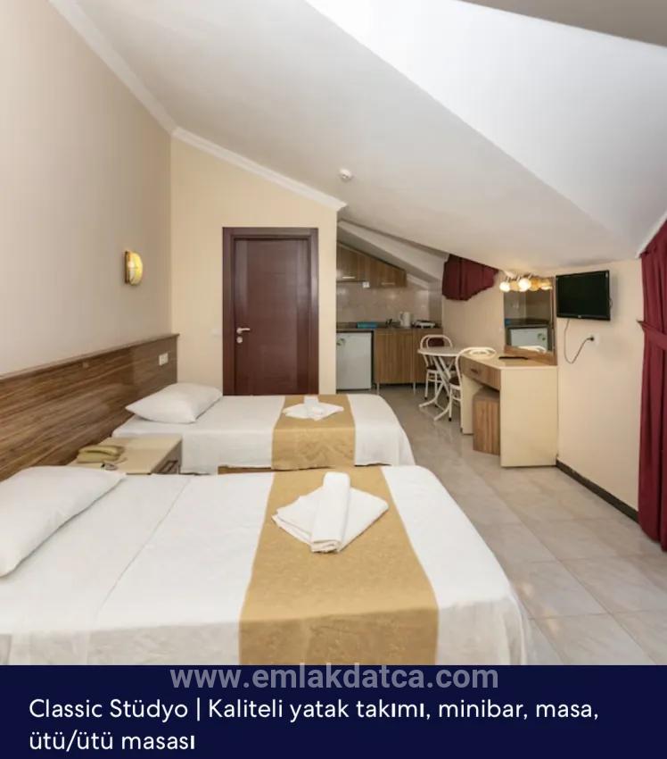 Marmaris merkezinde kiralık eşyalı 1+0 daire