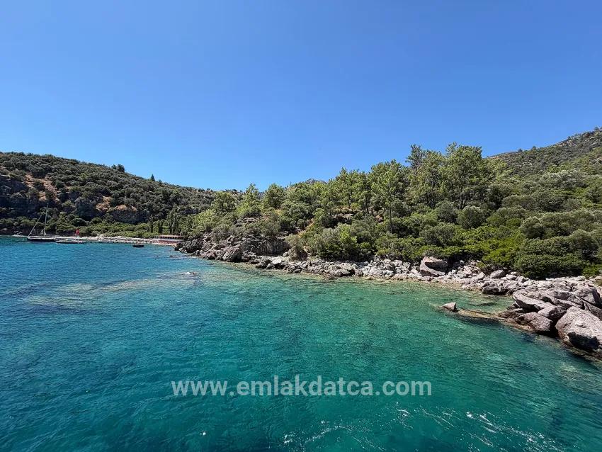 Marmaris Turunç koyunda denize sıfır 4700 m2 kontrollü kullanım alanı
