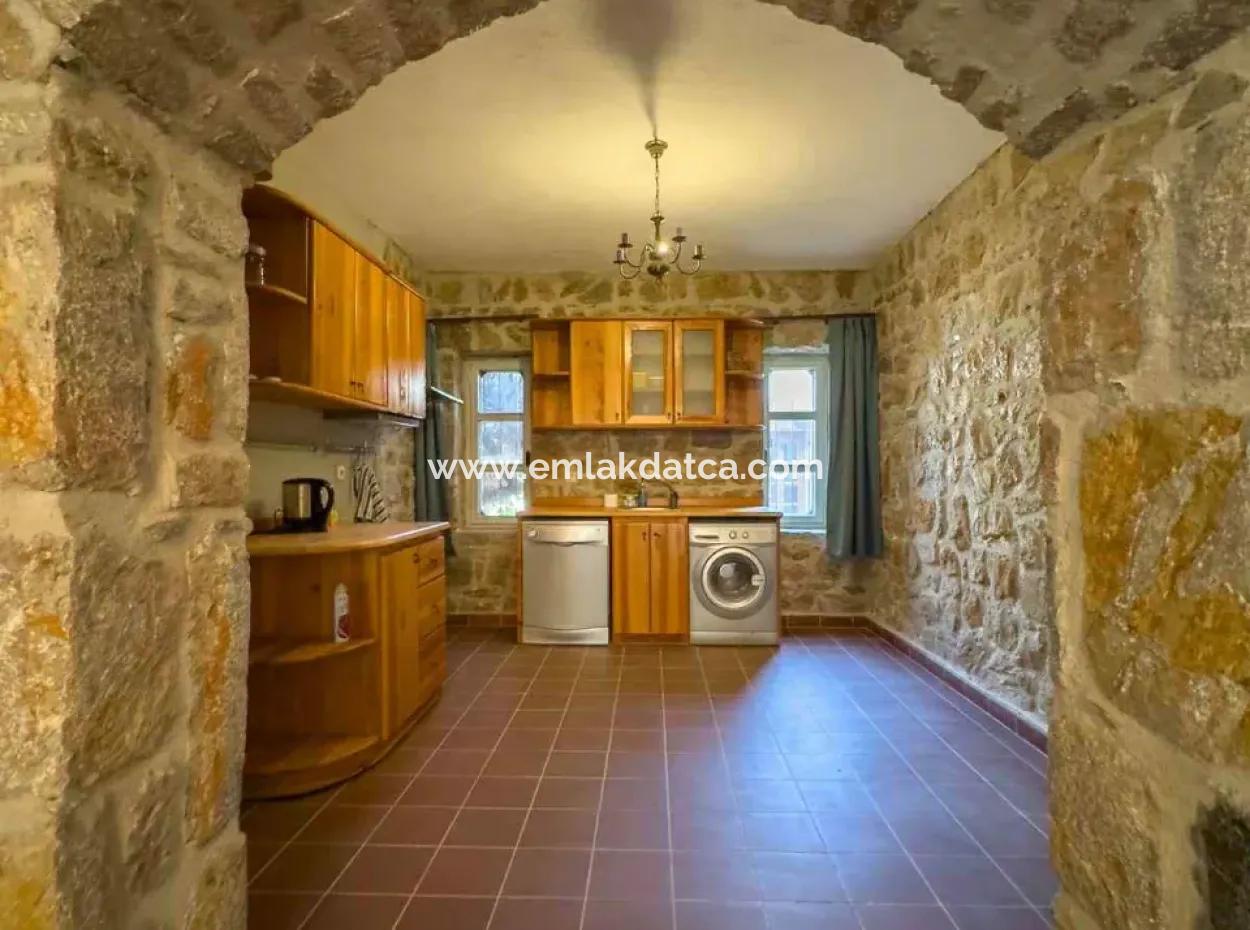 Eski Datça Köyünde Tam Müstakil 150M2 Arsa İçerisinde 4+1  Satılık Taş Villa