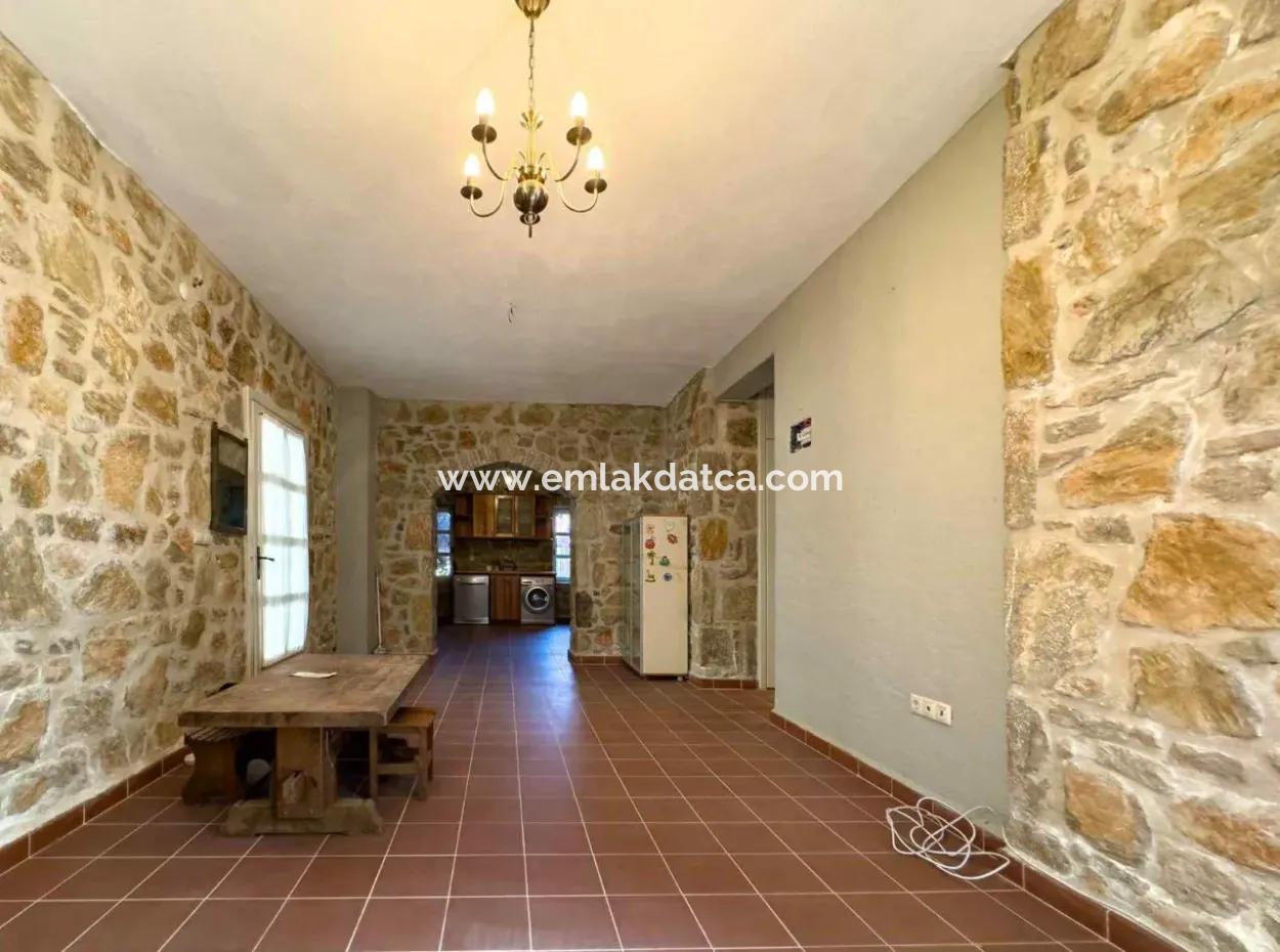 Eski Datça Köyünde Tam Müstakil 150M2 Arsa İçerisinde 4+1  Satılık Taş Villa