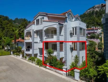 Marmaris İlçesi Beldibi Mahallesi Doğa Manzaralı Yüzme Havuzlu Site İçerisinde 3+1 Bahçe Dubleks Satılık Daire